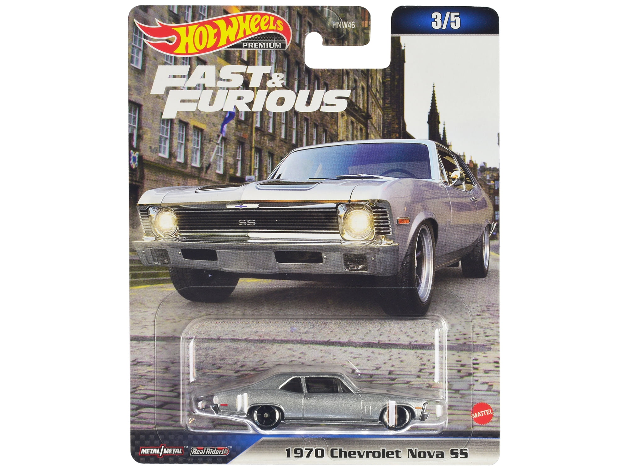 Hot Wheels Fast & Furious 2023 Diecast Model Cars Play Vehicles, 5 Count, 13.4 oz