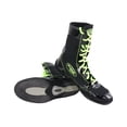 thumbnail image 2 of Fire Sports Par de zapatillas profesionales para boxeo Negro/Verde Flour FIRE SPORTS  zapatillas de boxeo/profesionales/ Negro-Verde Flour, 2 of 4