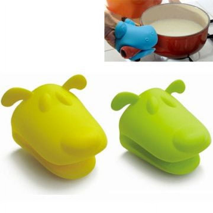 Silicone Oven Mitts Heat Resistant, Silicone Potholders For Kitchen, Oven  Mitts Rubber Oven Glove, Kitchen Mittens Pinch Mitts, Cute Dog Shape Cooking  Mitts - Temu