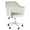 Cool Grey, variant on Impressions Vanity Pearl Tufted 360 Degree Swivel Vanity Chair with Height Adjustable (Cool Grey)