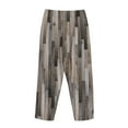 thumbnail image 5 of Bingfone Pajamas For Women,Wooden Texture Pajama Pants With Pockets-Small, 5 of 9