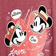 thumbnail image 3 of Disney - Mickey & Friends - Minnie & Mickey in Paris - Amore Venice - Bellissimo - Women's Short Sleeve Graphic T-Shirt, 3 of 5