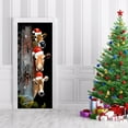 thumbnail image 3 of Tenture de Rideau de Porte de Fête de Noël Festive pour Rassemblements des Fêtes et Couverture d'Entrée Intérieure Saisonnière, Porte d'Entrée Distinctive, 3 of 5
