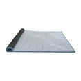 thumbnail image 2 of Ahgly Company Indoor Round Solid Blue Modern Area Rugs, 7' Round, 2 of 4