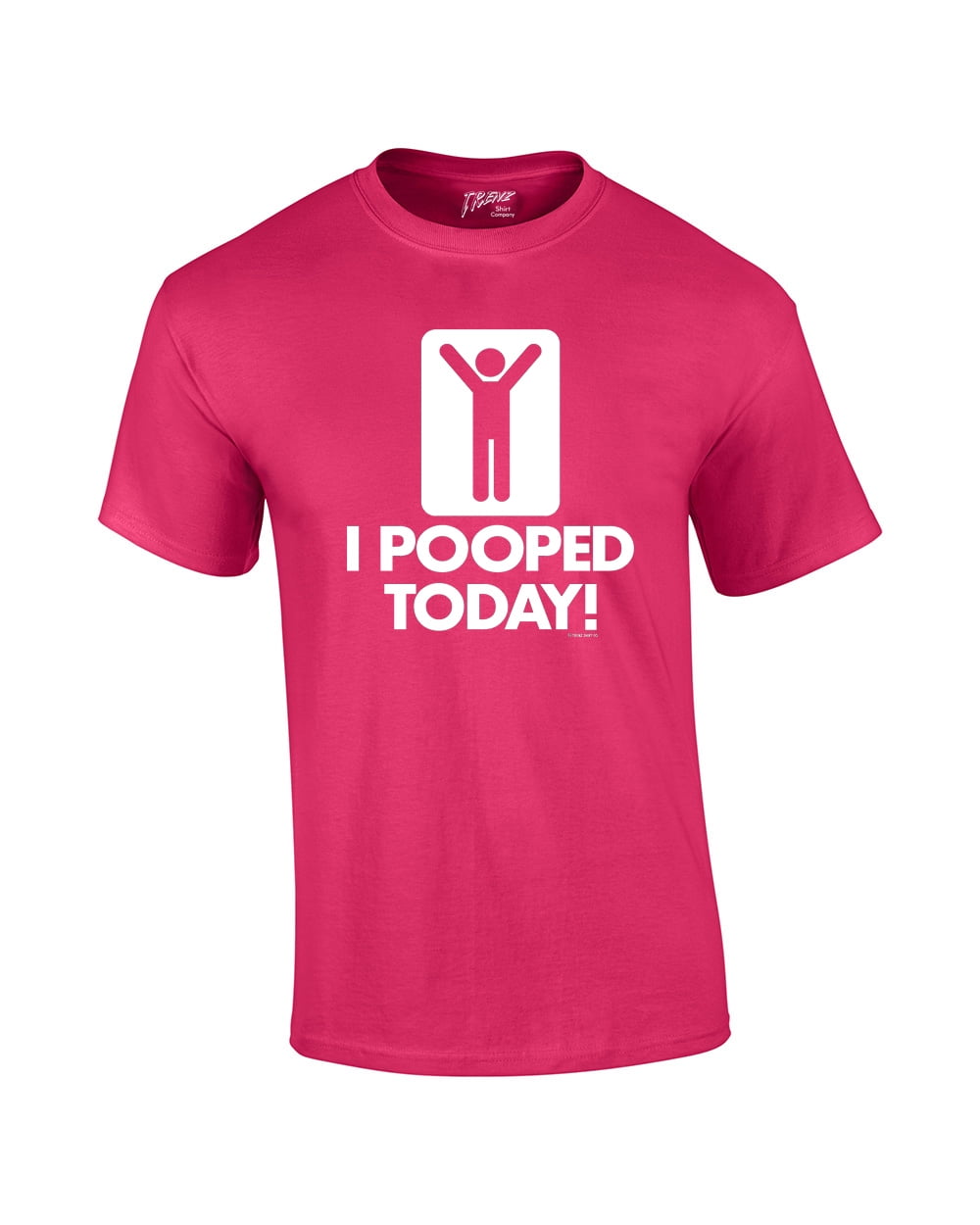 I Pooped Today T-shirt Funny Humorous Comic Stick Figure Sign Happy ! Short - Picture 58 of 126