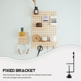 thumbnail image 6 of HEMOTON  2 Pcs Heavy Duty Pegboard Stand Desktop Accessories Brackets Office Black, 6 of 8