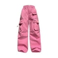 thumbnail image 6 of Ruyang Girls Cargo Active Tracksuit Trousers Cute Cool Lightweight Sweatpants with Multiple Pockets Baggy Jogger Pants, 6 of 7