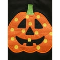 thumbnail image 4 of Toddler Baby Girls Halloween Clothes Outfits Long Sleeve Pumpkin Printed Top and Pants 2pcs Set, 4 of 6