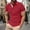c01Red, variant on (S-5XL) Mens Big and Tall Shirts Casual Short Sleeve Athletic T-Shirts Classic Contrast Collar Shirt Pullover Top with Pocket Green L