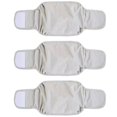 thumbnail image 1 of XS Paquete de 3 pañales para perros machos, bandas lavables para el vientre del cachorro, superabsorbentes y cómodas, 1 of 5