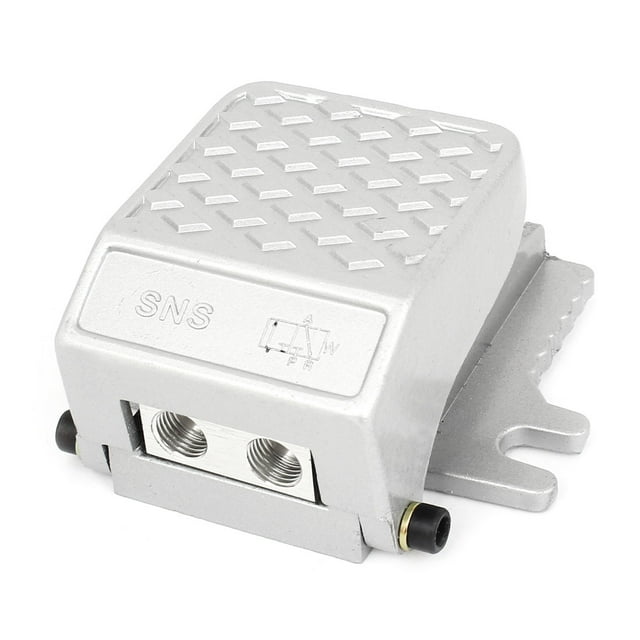 Válvula de pedal neumática de 3 vías y 2 posiciones con rosca de 1/4 BSPT
