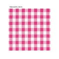 thumbnail image 5 of Pink Checkered Gingham 12 Pack Premium Disposable Plastic Tablecloth 54 Inch. x 108 Inch. Rectangle Table Cover By Grandipity, 5 of 7