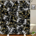 thumbnail image 3 of 4PCS/Set Money Shower Curtain Sets , Hundred US Dollar Bills Cash Benjamin Franklin Funny Luxury Modern Bathroom Decor, Waterproof Fabric Shower Curtain, Non-Slip Bath Mat Toilet Rug, 100 Dollars, 3 of 7