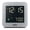 Gray, variant on Braun BC09W: Modern White Digital Alarm Clock with Snooze, Negative LCD Display, and Quick Set