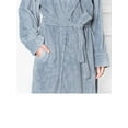thumbnail image 5 of PAVILIA Women Hooded Short Robe | Lightweight Fleece Soft Warm Bathrobe for Sleepwear Shower Spa | Cute Knee Length Summer Robe for Female Ladies Girls, 5 of 9