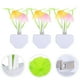 thumbnail image 4 of Juego de 3 lámparas de noche LED con forma de seta, enchufe para dormitorio (enchufe estadounidense)., 4 of 7