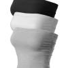 3PACK - Black/White/Lt. Hgrey