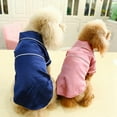 thumbnail image 7 of Small Dogs Cats Pajamas Pet Soft Silk Lapel Two-Legged Sleepwear Shirt for All Season, 7 of 7
