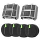 thumbnail image 3 of Filter Kit For Bissell 3418 3415 For Pet Hair Eraser 3774F 3774 3774G 3775 3402 Replacement Robot Sweeper Spare Part Accessories, 3 of 10