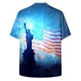thumbnail image 5 of Linfrsh Flag Shirts for Men Country Flag T-Shirt | Patriotic Pride Tee for Men & Women(Blue,3XL), 5 of 6