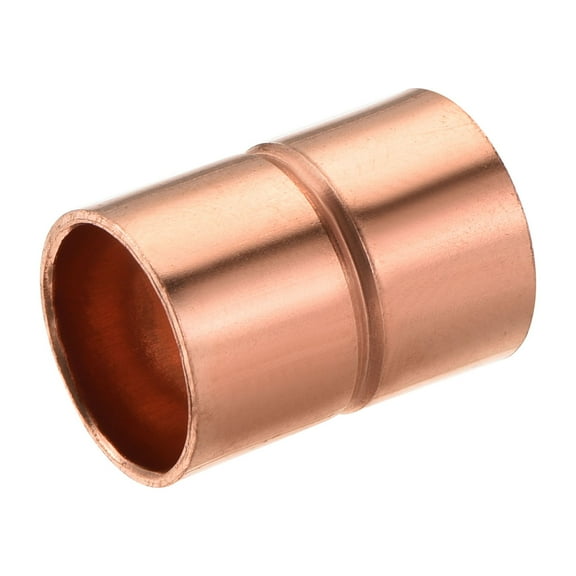 Uxcell Copper Pipe, Coupling, Straight Connecting Adapter for Plumbing 12mm