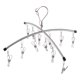 thumbnail image 1 of Tendedero funcional a prueba de viento con 10 pinzas. Estante plegable portátil para calcetines. Estante para tender ropa interior. Estante para balcón. Viaje. Versátil. Pinzas para ropa., 1 of 7
