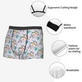 thumbnail image 4 of KLL Unicorn DoingYoga Men's Cotton Boxer Briefs Underwear-Medium, 4 of 8