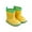 Yellow, variant on Otqutp Summer Footwear for Baby Girls Children‘s Cute Dinosaur Soft Soled Rain Boots Baby Breathable Non Slip Water Boots for 3 to 10 Years