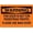 Warning Sign 5, variant on Warning Sign This Area Declared Restricted by Authority - 12×8 Inches, Security Metal, Business Office Road Street Home Wall Safety Decor