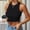 A1 Black, variant on Women's Sleeveless Cut Out Racerback Halter Summer Crop Tank Top Ribbed Knited High Neck Knit Slim Fit Shirts Casual Basic Workout Tops Y2K Going Out Camisole Hollow Out Nightout Clubwear Tank Tops