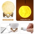 thumbnail image 3 of Lámpara de luna 3D ACTIVE 15 cm RGB 16 colores recargable por USB, 3 of 4