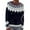 501_Black, variant on Women's Pullover Sweater Women'S Knitted Isle Print Retro Sweater Casual Loose Crewneck Long Sleeve Lightweight Cropped Pullover Tops, Women's Pullover Sweater XXL