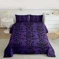 thumbnail image 2 of Homewish Baroque Floral Bedding Comforter Set,Victorian Flower Print Twin Comforter Sets,Retro Damask Jacquard Bedding Set For Adults,Ultra Soft Bedroom Decoration Reversible,2-Piece, 2 of 8