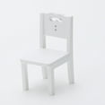 thumbnail image 2 of Meuble Simulateur de table et Chaise pour Enfants, 3 Pcs, Blanc, 2 of 5