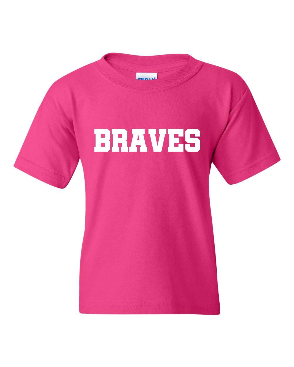 IWPF - Big Girls T-Shirts and Tank Tops, up to Big Girls Size 24 - Braves 