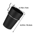 thumbnail image 2 of DEEPCRAFF 3Sets Black Pegboard Cups with Hooks for Convenient Small Parts and Tool Storage, 2 of 8