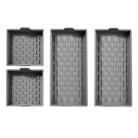 

Air Fryer Tray Silicone Cake Mould Reusable Oven Baking Pizza Grill Pans- Kitchen Dining & Bar