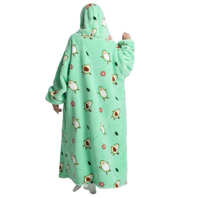 Blanket Sweatshirt, Oversized Printing Pattern Blanket Hoodie Hooded Pocket For Birthday ANGGREK Otros