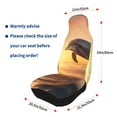 thumbnail image 4 of Pofeuu Sunset Dancing Dolphin A Print Automotive Car Seat Covers Flat Cloth Full Set Seat Covers,Car Seat Covers front seats for Cars Trucks and SUVs(Two packs), 4 of 7