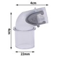 thumbnail image 2 of Resmed Mirage Rotating Cpap Tubing Pad Connector Shytmv's 1pc Replacement Fx Elbow, 2 of 5