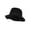 Black, variant on Top Headwear Men's Stitched Brim Safari Wool Hat, BURGUNDY