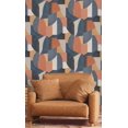 thumbnail image 2 of Brush Stroke Overlapping Geometric Shapes Wallpaper R8271, 2 of 3
