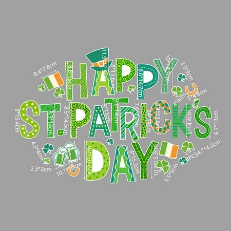 

Refrigerator Decals Cartoon Patrick s Day Motif Soft Magnetic Stickers Reusable Seasonal Decoration for Fridge Freezer