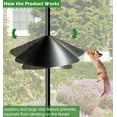 Yirtree Squirrel Proof Baffle for Protecting Outside Pole Bird Feeders