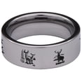 thumbnail image 4 of Deer Tungsten Carbide Ring, 4 of 6