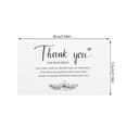 thumbnail image 2 of LRXIYODE 100Pcs Wedding Thank You Notes Thank You Cards Paper Rectangular Appreciation Message Writing 3.54X2.16X0.04in, 2 of 7