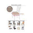 thumbnail image 2 of Paquete de 4 fundas de asiento para sillas de comedor con textura cuadrillada, 2 of 2