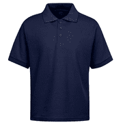 premium boys uniform polo shirt navy s 7/8