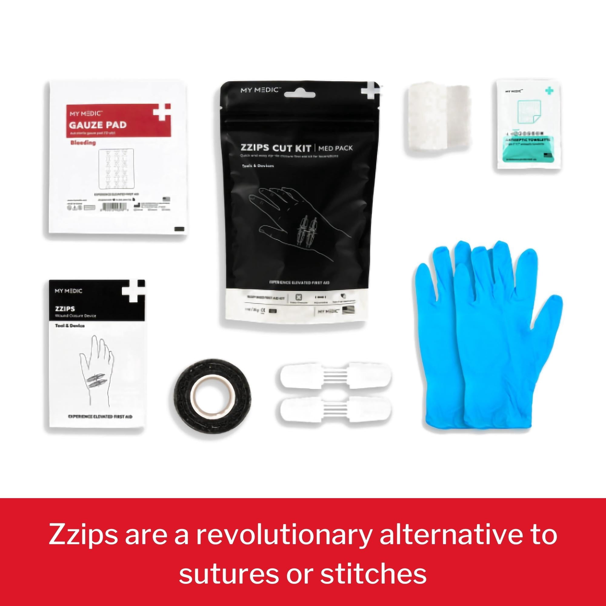 My Medic Med Packs Zzips First Aid Kit for Cuts and Lacerations