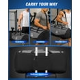 thumbnail image 4 of Gonex 60L Gym Duffel Bag, Sports Duffle with Shoe Compartment & Wet Pocket, Water-Resistant Travel Bag for Fitness, Camping, Weekend Trips, 4 of 9